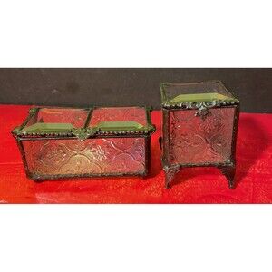 Delvin Glass Jewelry Box